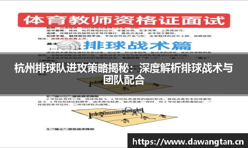 杭州排球队进攻策略揭秘：深度解析排球战术与团队配合